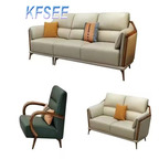2000usd 1+2+3 Solid Wood Sofa Kfsee Sofa Furniture