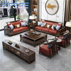 2000usd 1+2+3 Solid Wood Sofa Kfsee Sofa Furniture