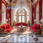 3000usd 1+2+3 Kfsee Castle Sofa Furniture