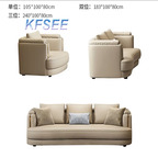 3500usd 1+2+3 lovely Kfsee Sofa Furniture