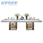 700usd 200cm length Kfsee Marble Dining Table