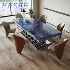 950usd 200cm length Kfsee Marble Dining Table