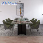 700usd 200cm length Kfsee Marble Dining Table
