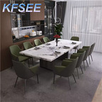 700usd 200cm length Super Home Kfsee Marble Dining Table