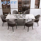 700usd 200cm length Super Home Kfsee Marble Dining Table