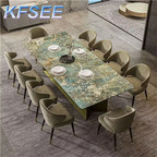 700usd 200cm length Super Home Kfsee Marble Dining Table