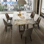 1000usd 200cm length Super Home Kfsee Marble Dining Table