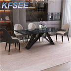 700usd 200cm length Europe Kfsee Marble Dining Table