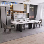700usd 200cm length Europe Kfsee Marble Dining Table
