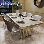500usd 200cm length Kfsee Marble Dining Table