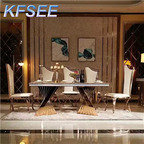 650usd 200cm length Kfsee Marble Dining Table