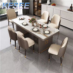 600usd 200cm length Kfsee Marble Dining Table
