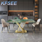700usd 200cm length Kfsee Marble Dining Table