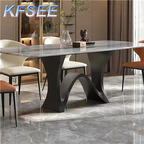 600usd 200cm length Kfsee Marble Dining Table