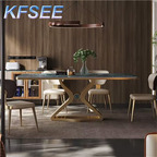 800usd 200cm length Kfsee Marble Dining Table