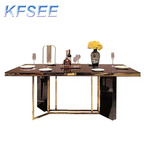 1400usd 200cm length Kfsee Marble Dining Table