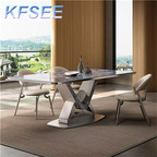900usd 180cm length Kfsee Marble Dining Table