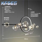 150usd 145cm length Home Kfsee Ceiling Lamp