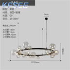 150usd 120cm Round Home Kfsee Ceiling Lamp
