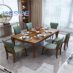 3500usd with 6 chair Kfsee Zingana Dining Table