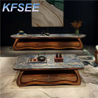 1200usd Solid Wood Kfsee Zingana TV Cabinet