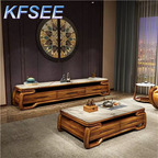 1200usd Solid Wood Kfsee Zingana TV Cabinet