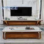 1000usd Solid Wood Kfsee Zingana TV Cabinet