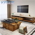 1300usd Solid Wood Kfsee Zingana TV Cabinet