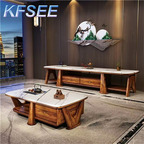 1300usd Solid Wood Kfsee Zingana TV Cabinet