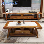 1400usd Solid Wood Kfsee Zingana TV Cabinet