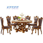 3500usd with 6 chair Kfsee Zingana Dining Table