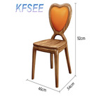 400usd Solid Wood Kfsee Zingana Dining Chair