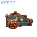 8000usd 1+2+3 Kfsee Zingana Sofa Solid Wood Furniture
