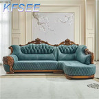 2800usd Kfsee Zingana Sofa Solid Wood Furniture