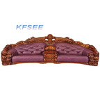 7000usd Kfsee Zingana Sofa Solid Wood Furniture