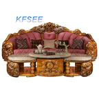 7000usd Kfsee Zingana Sofa Solid Wood Sofa