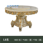 2000usd 180cm Round Kfsee Castle Dining Table