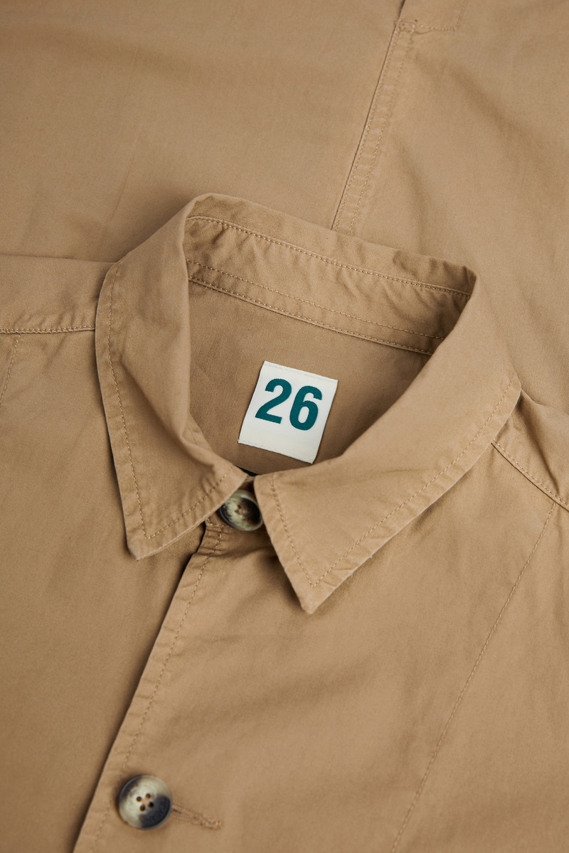 French Slant Pocket Trench Coat,Washed,unisex-3