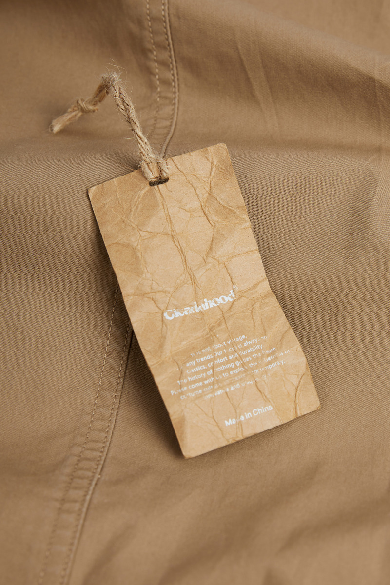 French Slant Pocket Trench Coat,Washed,unisex-6
