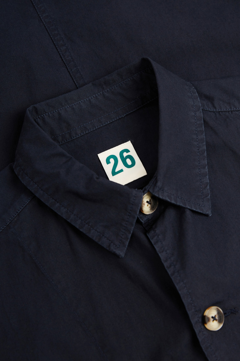 French Slant Pocket Trench Coat,Washed,unisex-3