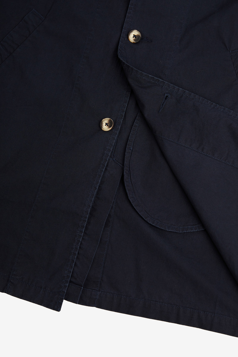French Slant Pocket Trench Coat,Washed,unisex-5