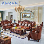 4000usd 1+2+3 Kfsee Castle Sofa Furniture