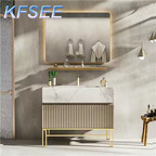 450usd 80cm length Kfsee Bathroom Cabinet with Mirror