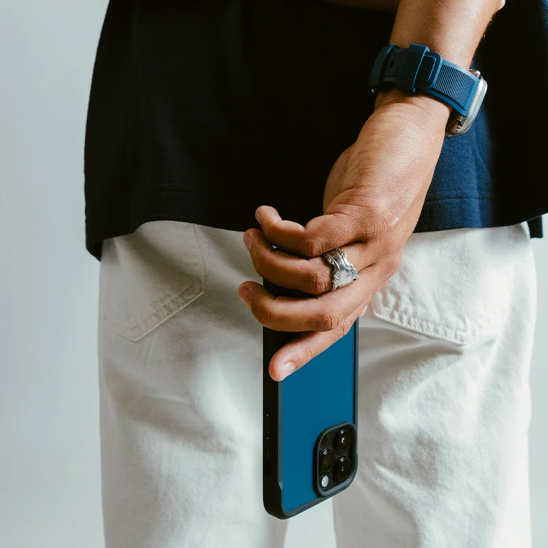 NOMAD iPhone15系列Rugged Case大西洋蓝运动手机壳