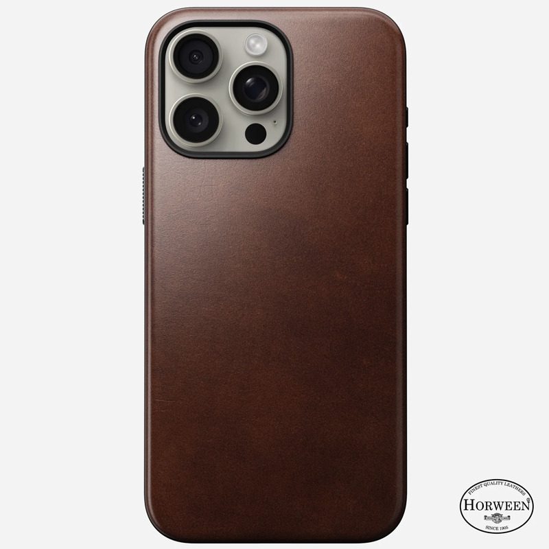 NOMAD iPhone15系列Horween Leather真皮手机保护壳