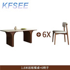 1000usd With 6 chair Kfsee 180cm length Dining Table