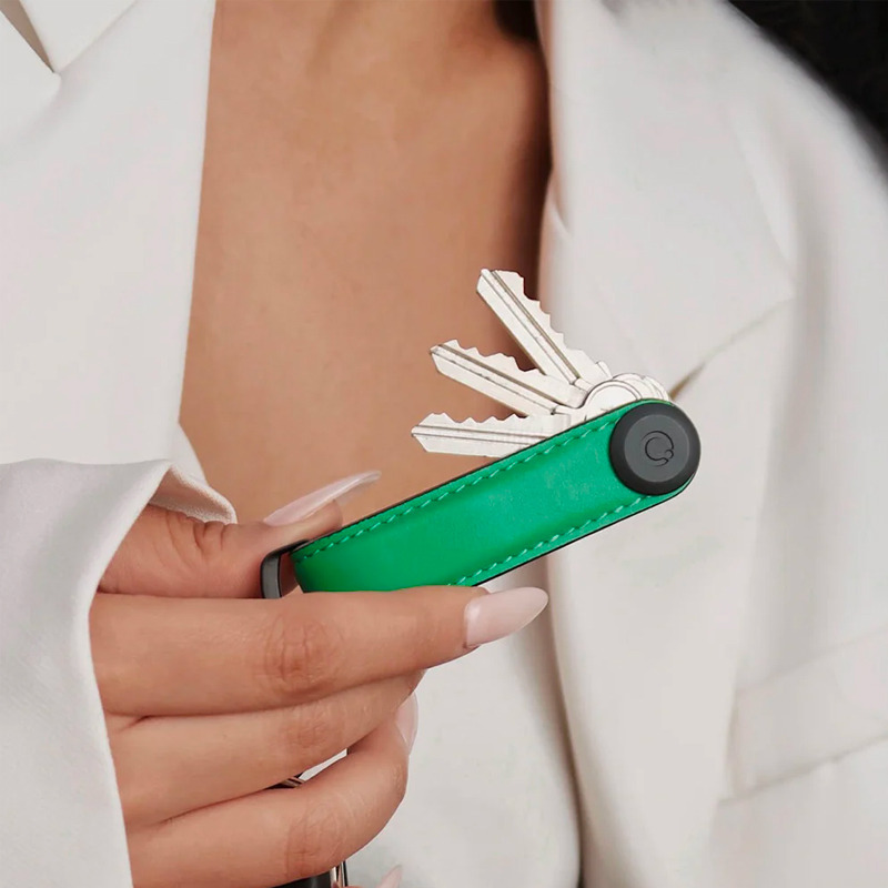 orbitkey 真皮钥匙收纳扣 岛绿色