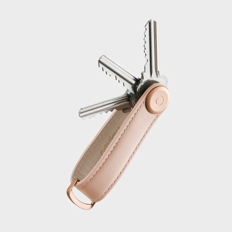 orbitkey 真皮钥匙收纳扣 腮红色