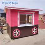 2000usd 3*3 meter Wateroroof Wood Kfsee Outdoor House Booth