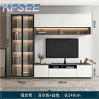 600usd 240cm length Future Kfsee Wine Cabinet with tv cabinet